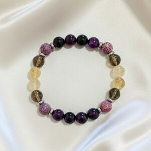 Agate/Imperial Jasper/Smoky Quartz/Citrine Bracelet